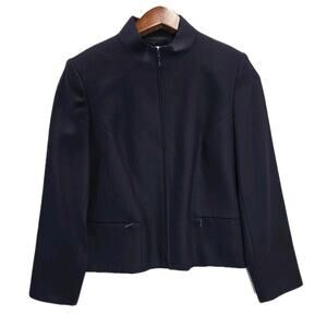 NWT Vintage Pendleton Womens 100% Wool Herringbone Blazer Sz 4P Deadstock USA